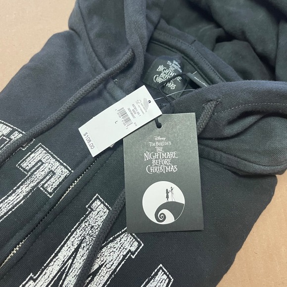 Gap x Disney Oversized Large Nightmare Before Christmas Zip Up Hoodie NWT - Picture 16 of 16